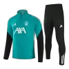 Kid's Liverpool Zipper Sweatshirt Kit(Top+Pants) 25/26 Green - gojersey