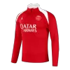 2025/26 PSG Sweatshirt Kit - Red (Top+Pants) - gojersey