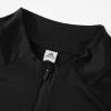 Kid's Real Madrid Zipper Sweatshirt Kit(Top+Pants) 25/26 Black - gojersey