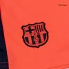 Kid's Barcelona Third Away Soccer Jersey Kit(Jersey+Shorts+Socks) 25/26 Orange - gojersey