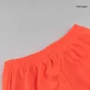 Kid's Barcelona Third Away Soccer Jersey Kit(Jersey+Shorts+Socks) 25/26 Orange - gojersey