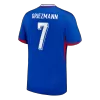 GRIEZMANN #7 France Euro Home Soccer Jersey Blue - gojersey