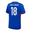 ZAIRE-EMERY #18 France Euro Home Soccer Jersey Blue - gojersey