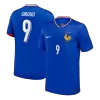 GIROUD #9 France Euro Home Soccer Jersey Blue - gojersey
