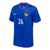 DOUE #24 France Euro Home Soccer Jersey Blue - gojersey