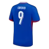 GIROUD #9 France Euro Home Soccer Jersey Blue - gojersey