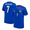 GRIEZMANN #7 France Euro Home Soccer Jersey Blue - gojersey