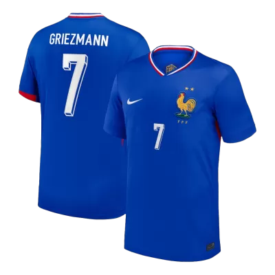 GRIEZMANN #7 France Euro Home Soccer Jersey Blue - gojersey