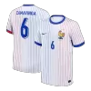 CAMAVINGA #6 France Euro Away Soccer Jersey White - gojersey