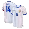 RABIOT #14 France Euro Away Soccer Jersey White - gojersey