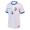 UPAMECANO #4 France Euro Away Soccer Jersey White - gojersey
