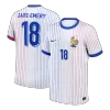 ZAIRE-EMERY #18 France Euro Away Soccer Jersey White - gojersey