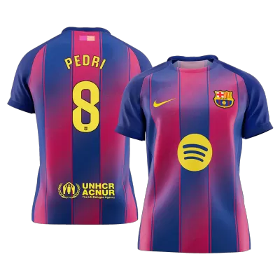 Barcelona PEDRI #8 Home Soccer Jersey 2025/26 - gojersey