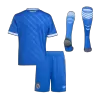 Kid's Real Madrid Third Away Soccer Jersey Kit(Jersey+Shorts+Socks)  25/26 Blue - gojersey