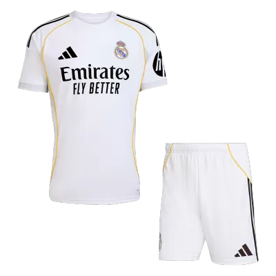 Real Madrid Home Soccer Jersey Kit 2025/26 (Jersey+Shorts) - gojersey
