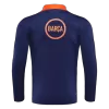 Kid's Barcelona Zipper Sweatshirt Kit(Top+Pants) 25/26 Black&Orange - gojersey