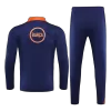 Kid's Barcelona Zipper Sweatshirt Kit(Top+Pants) 25/26 Black&Orange - gojersey