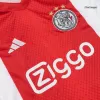 25/26 White&Red Kid's Ajax Home Soccer Jersey Kit(Jersey+Shorts) - gojersey