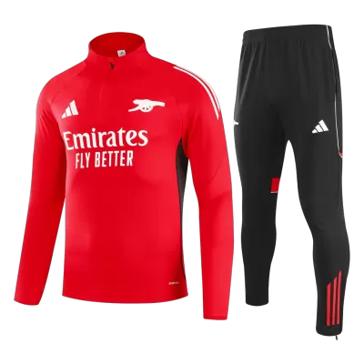 Kid's Arsenal Zipper Sweatshirt Kit(Top+Pants) 25/26 Red - gojersey