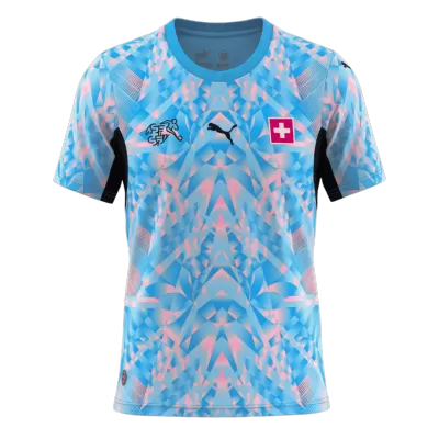 Switzerland Goalkeeper Soccer Jersey World Cup 2026 Blue - gojersey