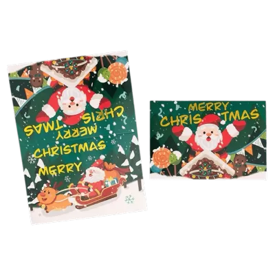 Custom Christmas Card – Santa Claus – Personalized Message - gojersey