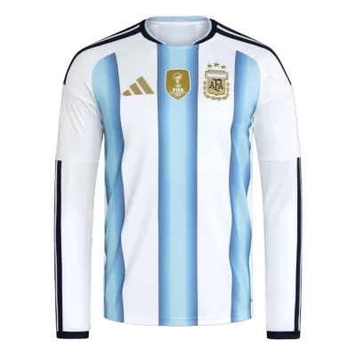 Argentina Long Sleeve Home Soccer Jersey 2026 - gojersey
