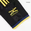 Kid's Manchester United Third Away Soccer Jersey Kit(Jersey+Shorts+Socks) 25/26 Black - gojersey