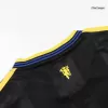 Kid's Manchester United Third Away Soccer Jersey Kit 25/26 Black - gojersey