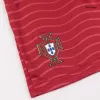 Kid's Portugal Home Soccer Jersey Kit(Jersey+Shorts) World Cup 2026 Red - gojersey
