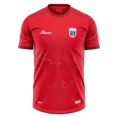 Cape Verde Third Soccer Jersey 2025 Red - gojersey