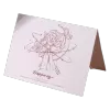 Custom Rose Moon Happiness Anniversary Card Pink - gojersey