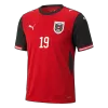 BAUMGARTNER#19 Austria Home Soccer Jersey World Cup 2026 Red - gojersey