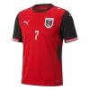ARNAUTOVIC#7 Austria Home Soccer Jersey World Cup 2026 Red - gojersey