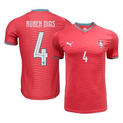 Portugal RÚBEN DIAS #4 Home Soccer Jersey Authentic 2026 - gojersey