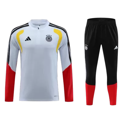 Kid's Germany Zipper Sweatshirt Kit(Top+Pants) 2026 White - gojersey