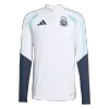 Kid's Argentina Zipper Sweatshirt Kit(Top+Pants) 2026 White - gojersey