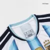 Kid's Argentina Home Soccer Jersey Kit(Jersey+Shorts+Socks) World Cup 2026 Blue&White - gojersey