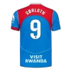 SØRLOTH #9 Player Version Madridl Third Soccer Jersey 25/26 Blue - gojersey