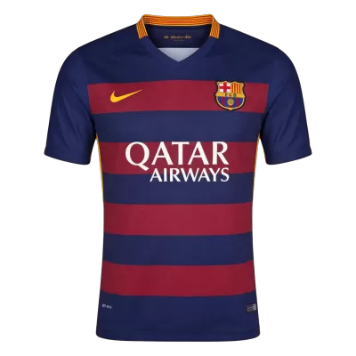 Barcelona Home Soccer Jersey Retro 2015/16 - gojersey