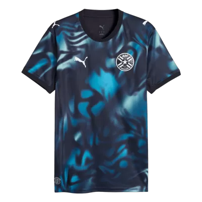 Men Fan Paraguay Away Soccer Jersey World Cup 2026 Navy - gojersey