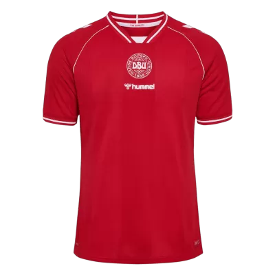 Men Fan Denmark Home Soccer Jersey World Cup 2026 Red - gojersey