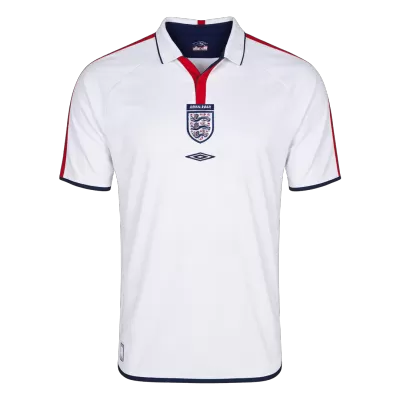 England Home Soccer Jersey Retro 2004 - gojersey