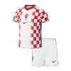 Kids Fan Croatia Home Soccer Jersey Kit (Jersey+Shorts) World Cup 2026 Red&White - gojersey