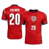 PALMER #20 England Away Soccer Jersey World Cup 2026 Red - gojersey