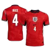 England RICE #4 Away Soccer Jersey Authentic 2026 - gojersey
