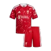 Kids Liverpool Home Soccer Jersey Kit (Jersey+Shorts) 2026/27 Red - gojersey