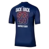 2025/26 PSG Home Soccer Jersey Champions of Europe 2026 Print Navy - gojersey