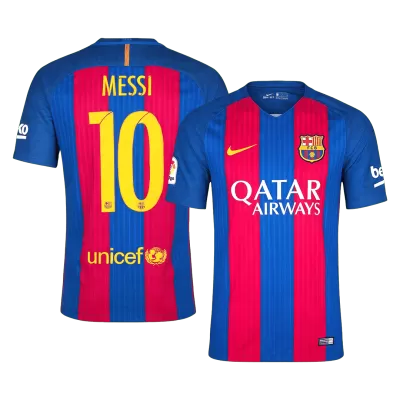 Barcelona MESSI #10 Home Soccer Jersey Retro 2016/17 - gojersey