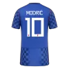 MODRIĆ #10 Croatia Away Soccer Jersey World Cup 2026 Blue - gojersey