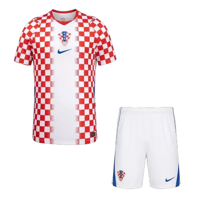 Croatia Home Soccer Jersey Kit (Jersey+Shorts) World Cup 2026 Red&White - gojersey